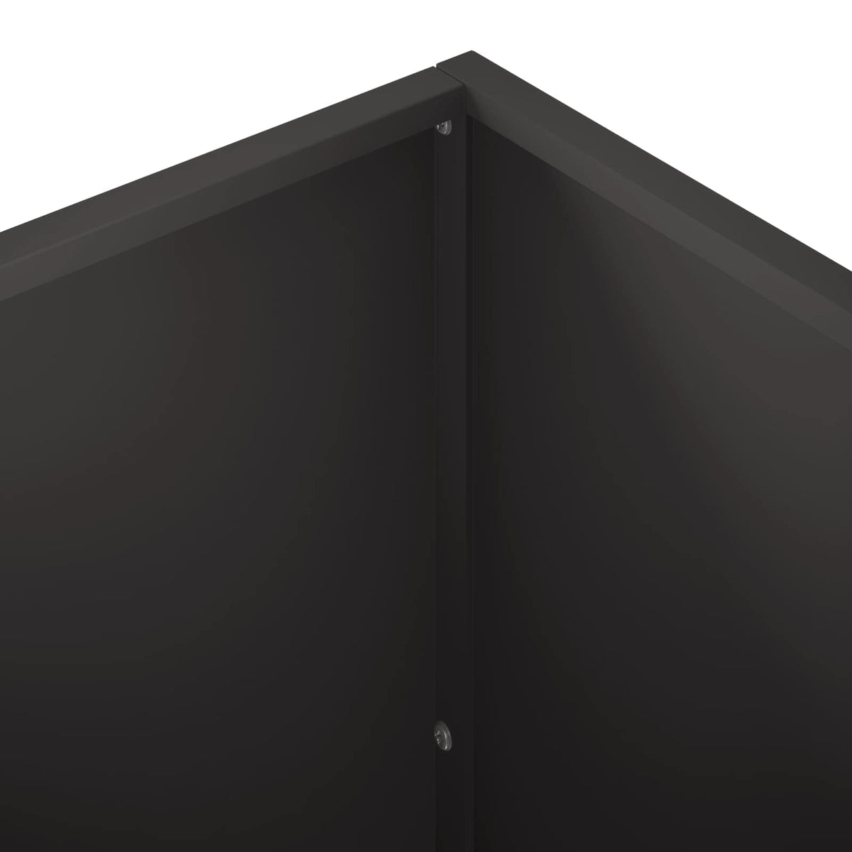 Garden Planter 2 pcs Black 50 x 50 x 75 cm Cold-rolled Steel