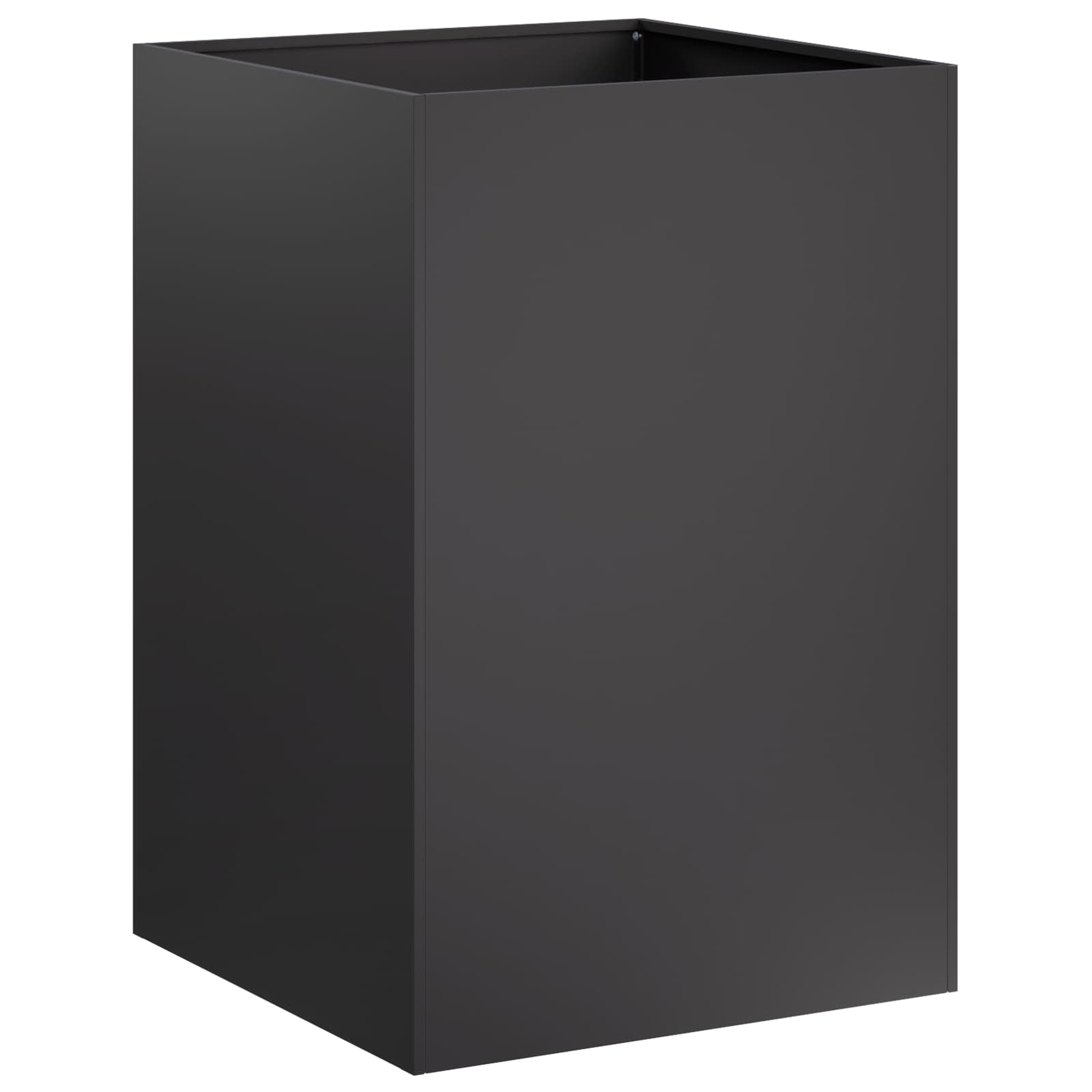 Garden Planter 2 pcs Black 50 x 50 x 75 cm Cold-rolled Steel