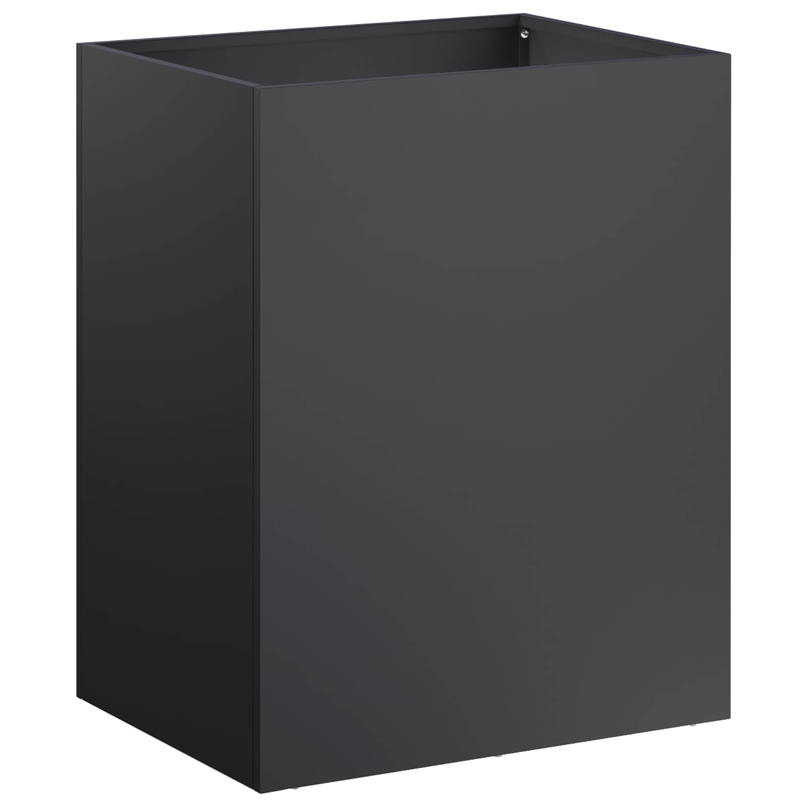 Garden Planter 2 pcs Black 40 x 30 x 40 cm Cold-rolled Steel