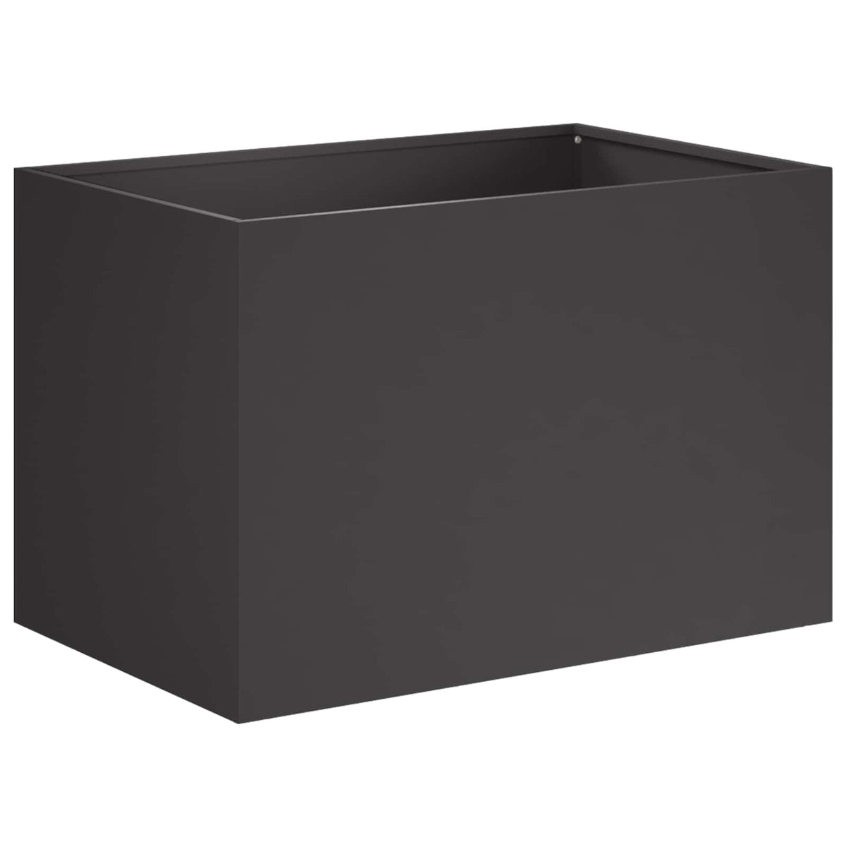 Garden Planter 2 pcs Black 50 x 40 x 40 cm Cold-rolled Steel