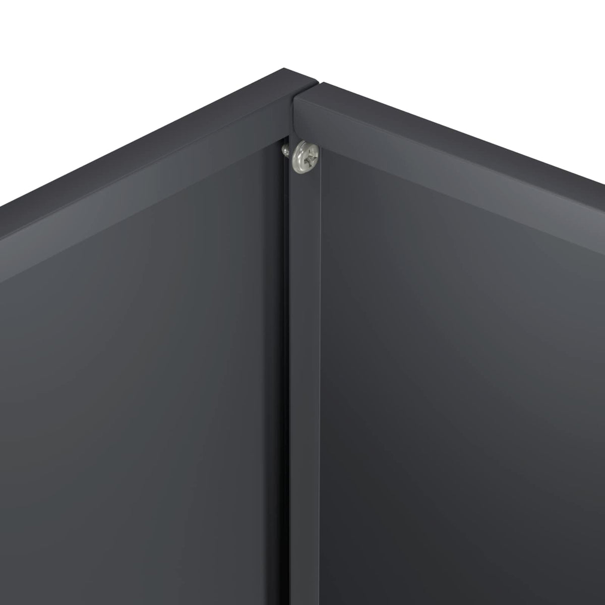 Garden Planter 2 pcs Anthracite 50 x 40 x 75 cm