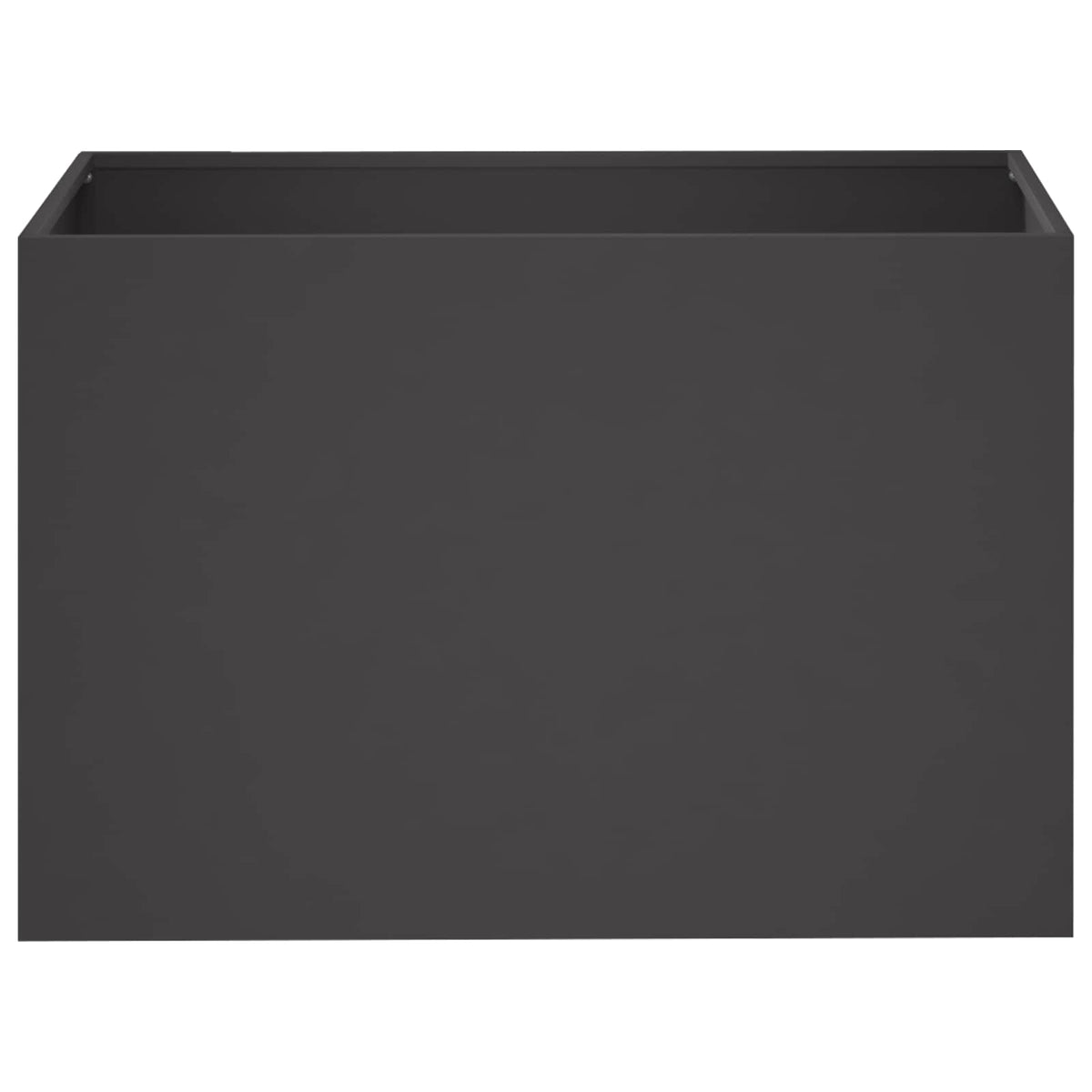 Garden Planter 2 pcs Black 60 x 40 x 40 cm Cold-rolled Steel