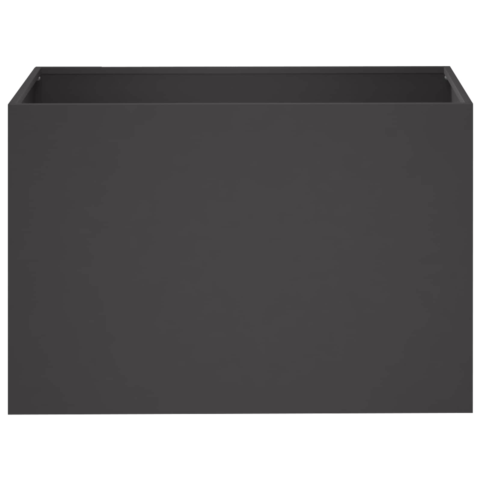 Garden Planter 2 pcs Black 60 x 40 x 40 cm Cold-rolled Steel