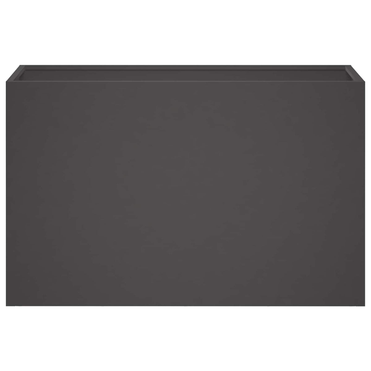 Garden Planter 2 pcs Black 80 x 40 x 50 cm Cold-rolled Steel