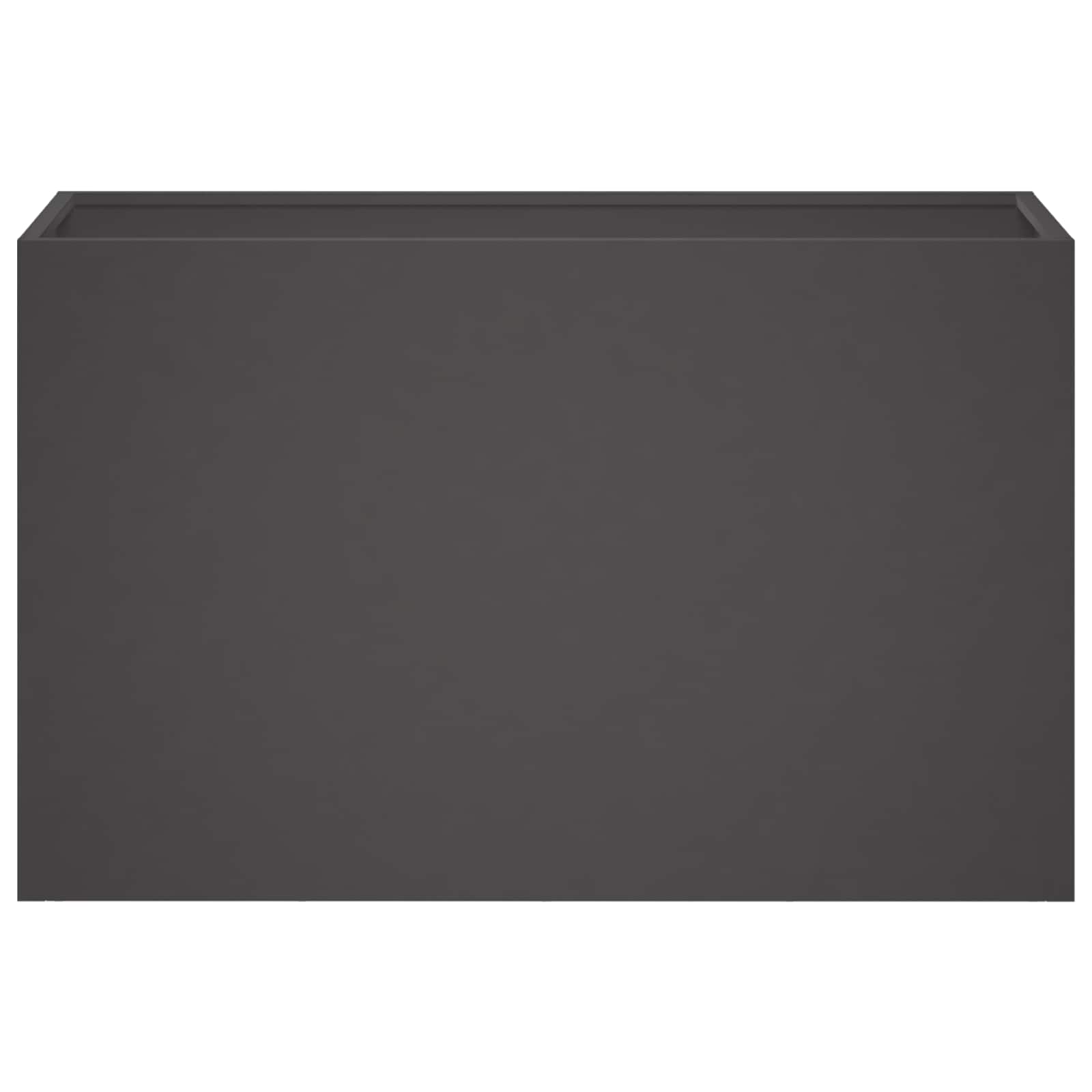 Garden Planter 2 pcs Black 80 x 40 x 50 cm Cold-rolled Steel
