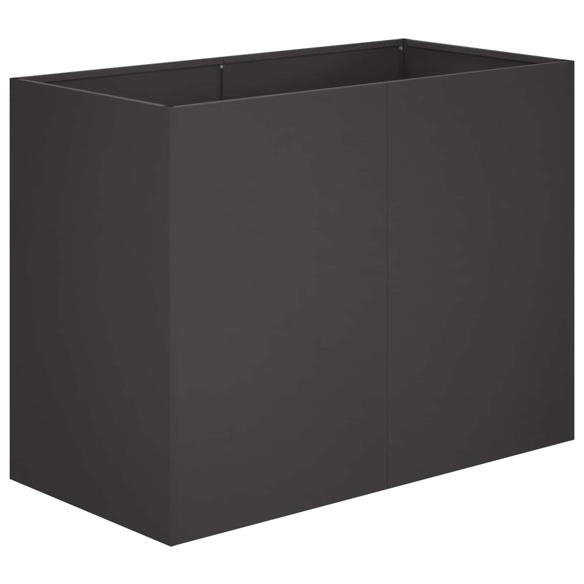 Garden Planter Black 80 x 40 x 60 cm Cold-rolled Steel
