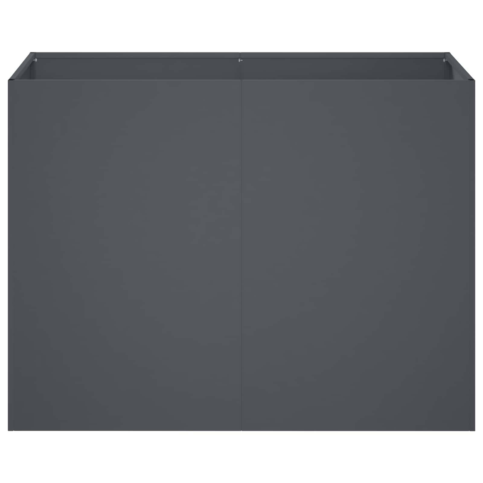 Garden Planter Anthracite 80 x 40 x 60 cm Cold-rolled Steel