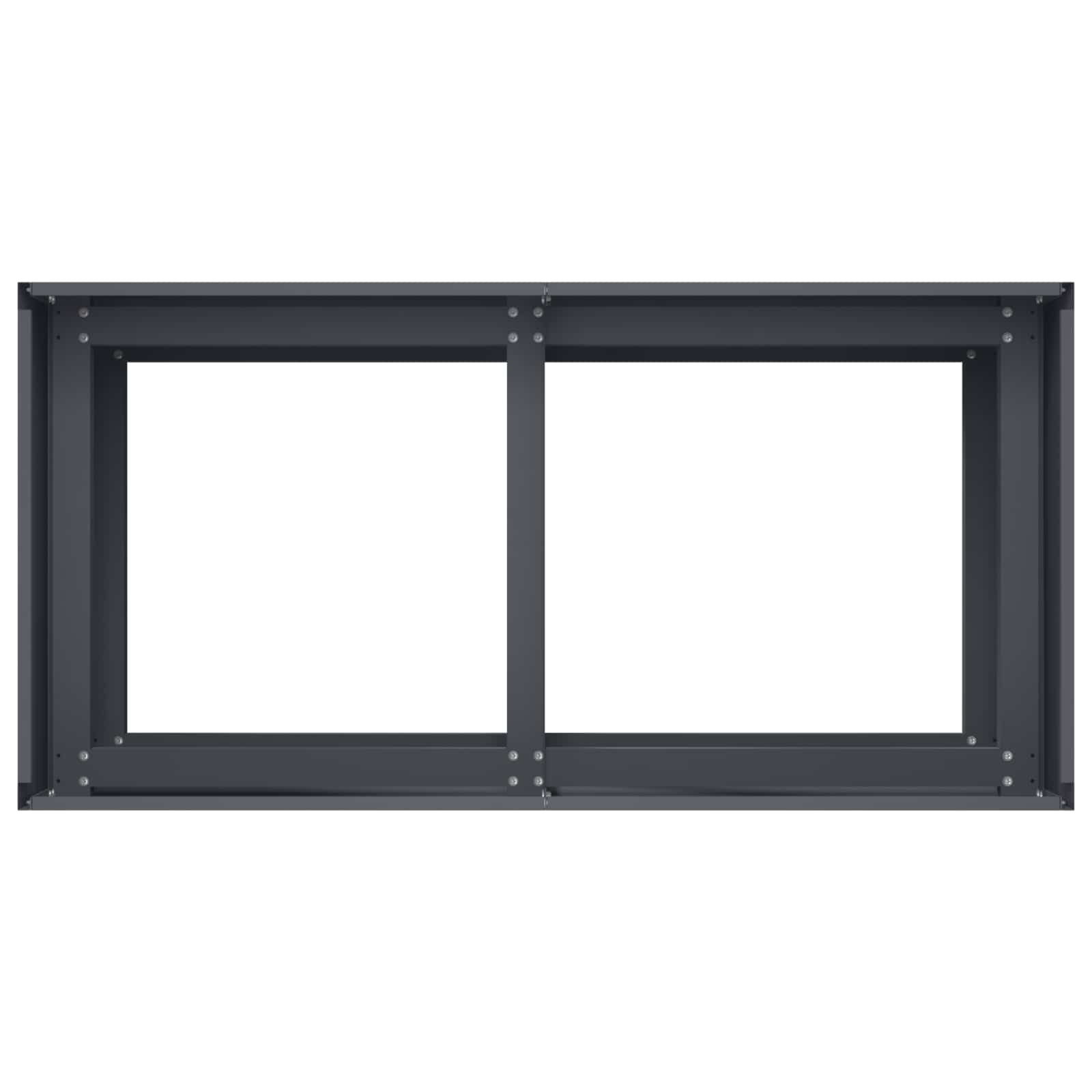 Garden Planter Anthracite 80 x 40 x 60 cm Cold-rolled Steel