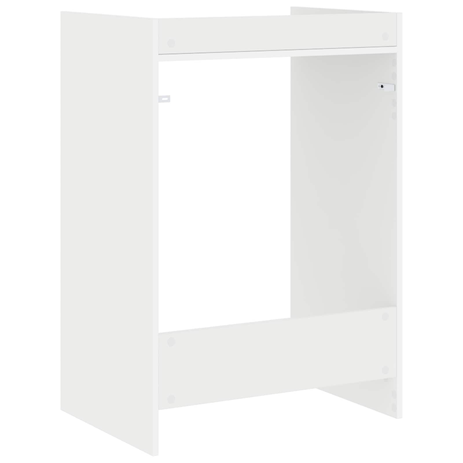 Wash Machine Cabinet White 67.5 x 48 x 97 cm Engineered wood