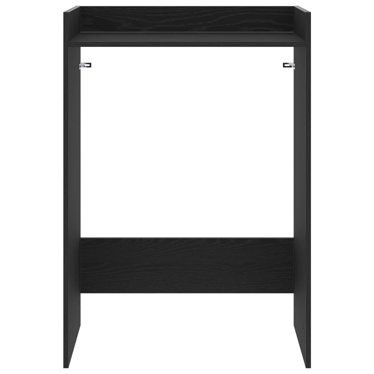 Wash Machine Cabinet with Storage Black Oak 67.5 x 48 x 97 cm