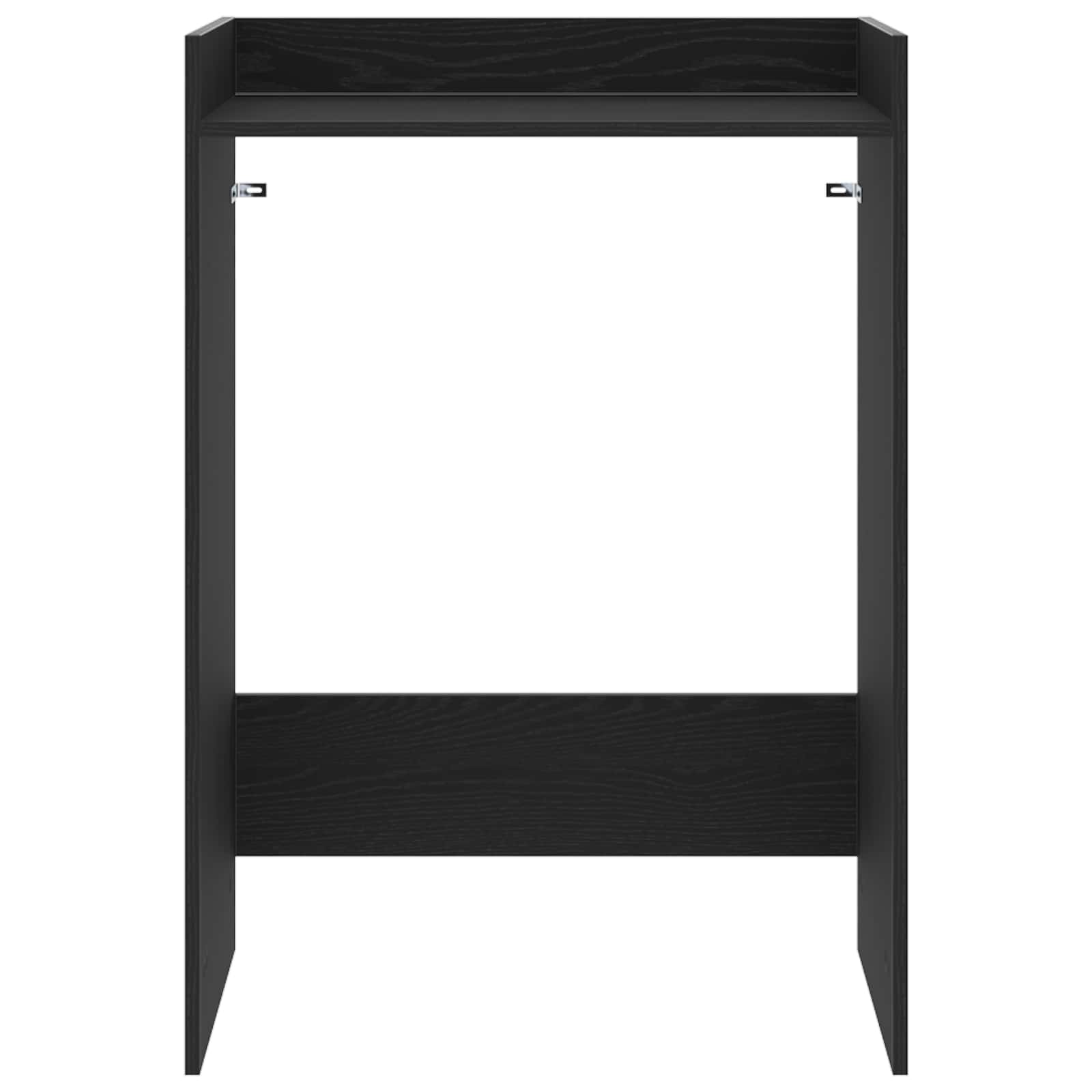 Wash Machine Cabinet with Storage Black Oak 67.5 x 48 x 97 cm