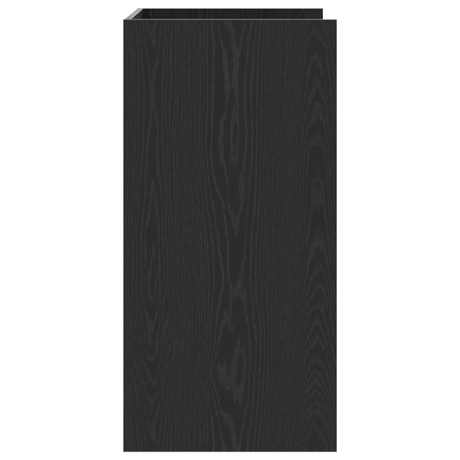 Wash Machine Cabinet with Storage Black Oak 67.5 x 48 x 97 cm