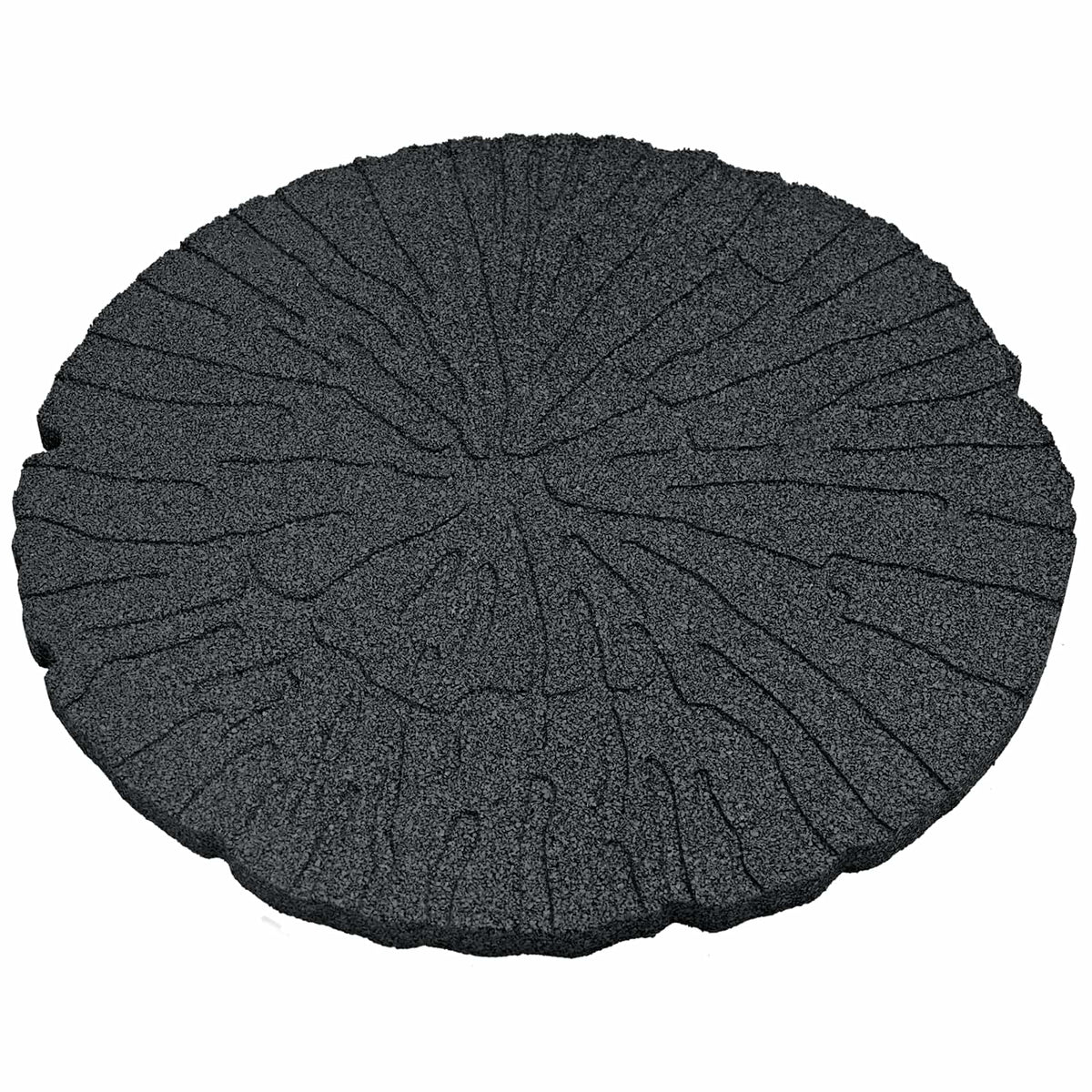 Stepping Stone 6 pcs Black Ø 45 x 1.8 cm Rubber