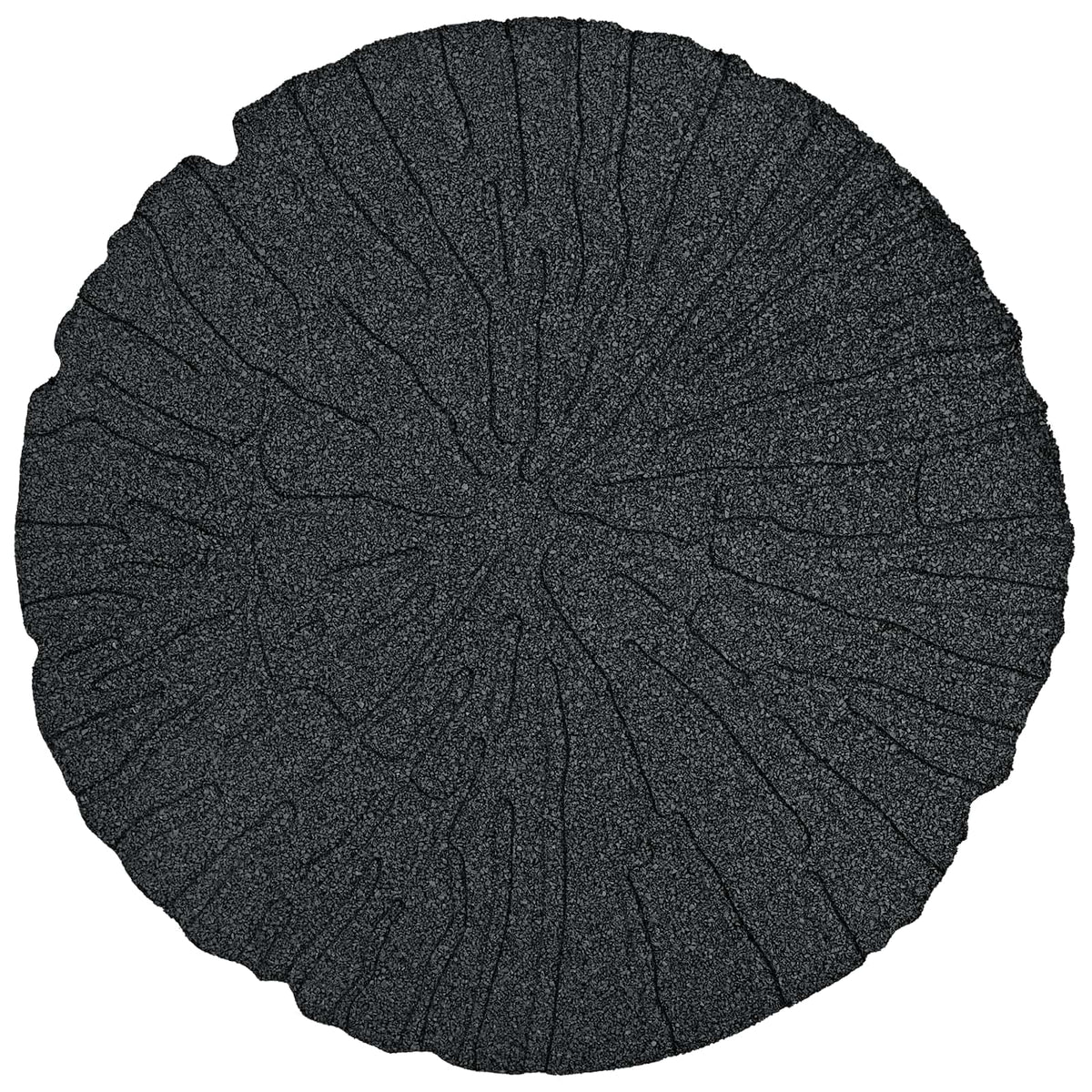 Stepping Stone 6 pcs Black Ø 45 x 1.8 cm Rubber