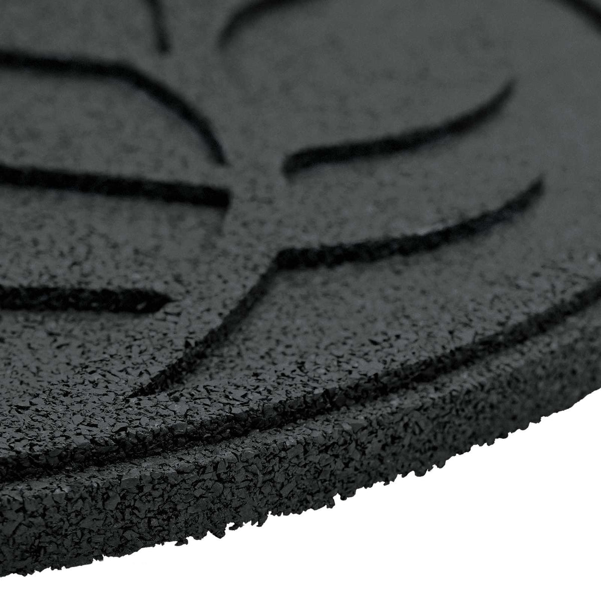 Stepping Stone 6 pcs Black Ø 44 x 2 cm Rubber