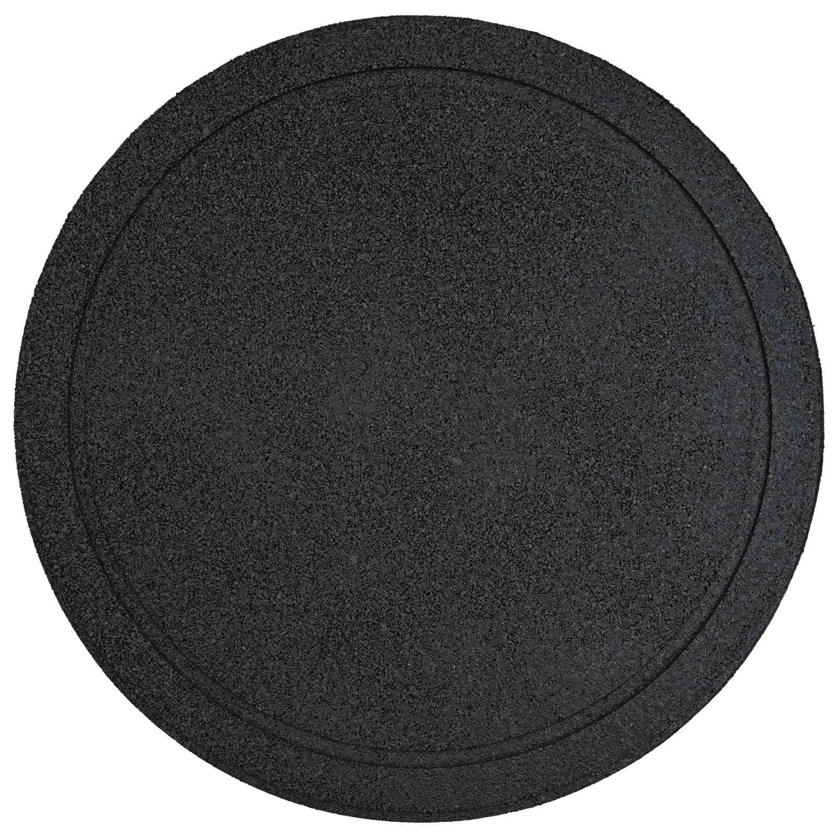 Stepping Stone 6 pcs Black Ø 44 x 2 cm Rubber