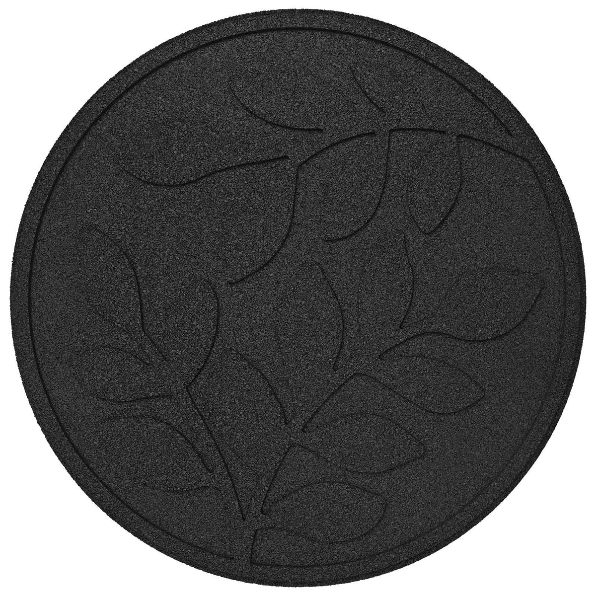 Stepping Stone 6 pcs Black Ø 44 x 2 cm Rubber