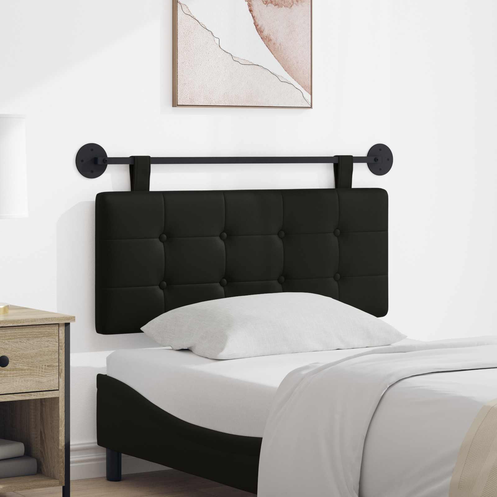 Hanging Headboard Faux Leather