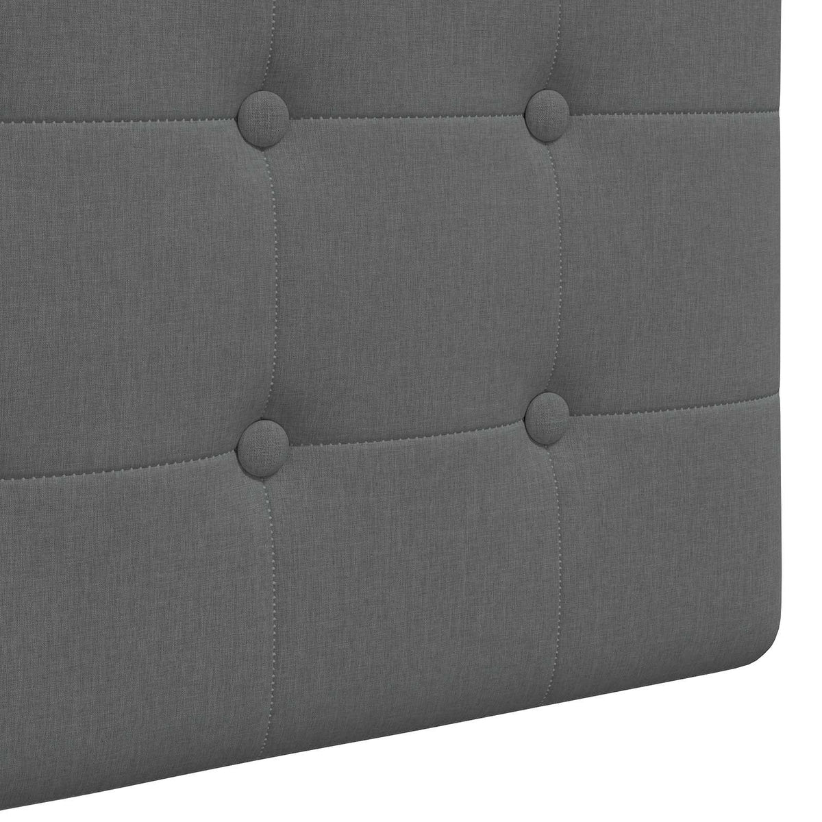 Hanging Headboard Dark Grey Fabric
