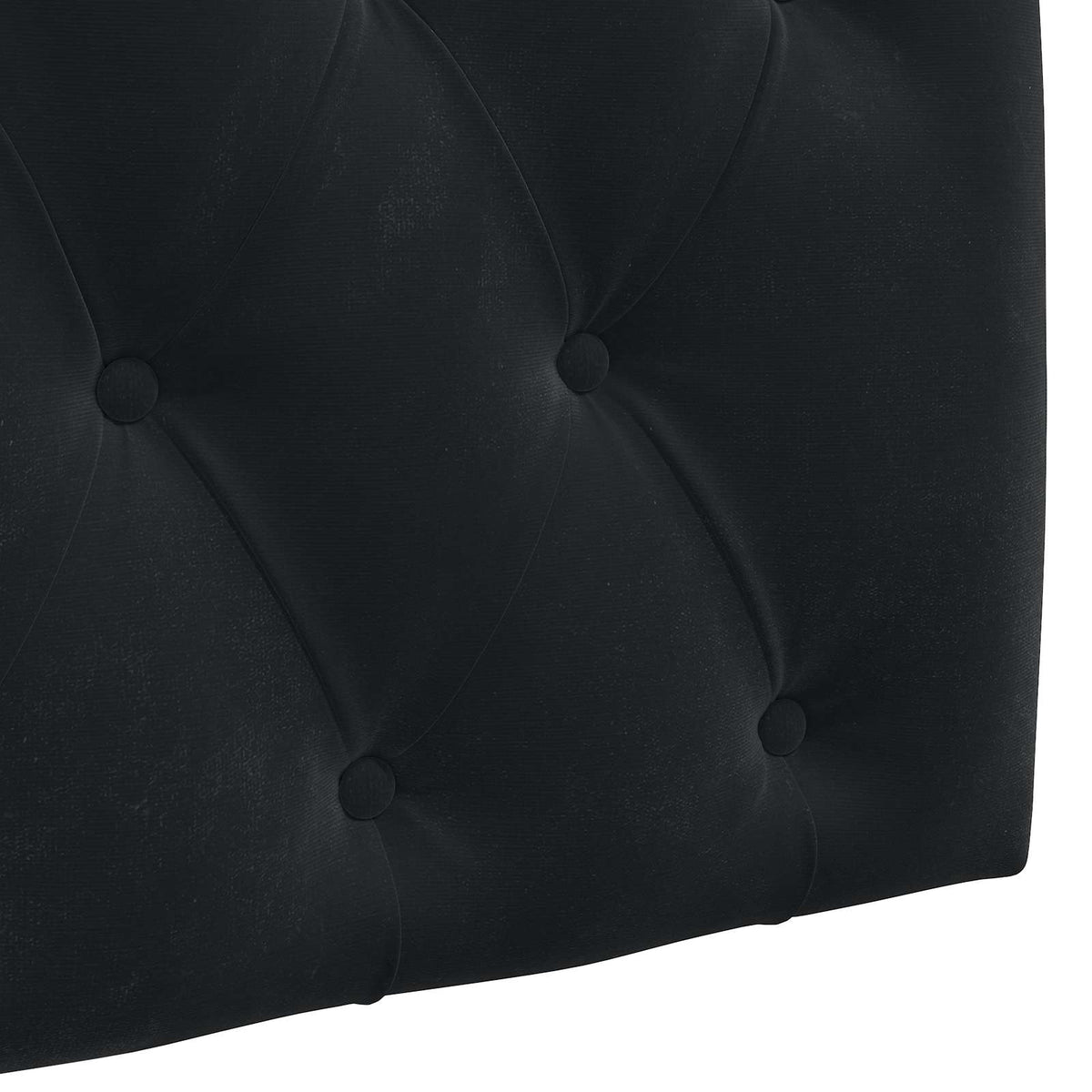 Hanging Headboard with LED Light Black Velvet