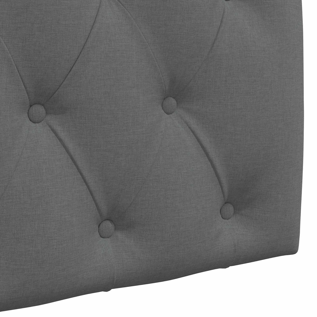 Hanging Headboard Dark Grey Fabric