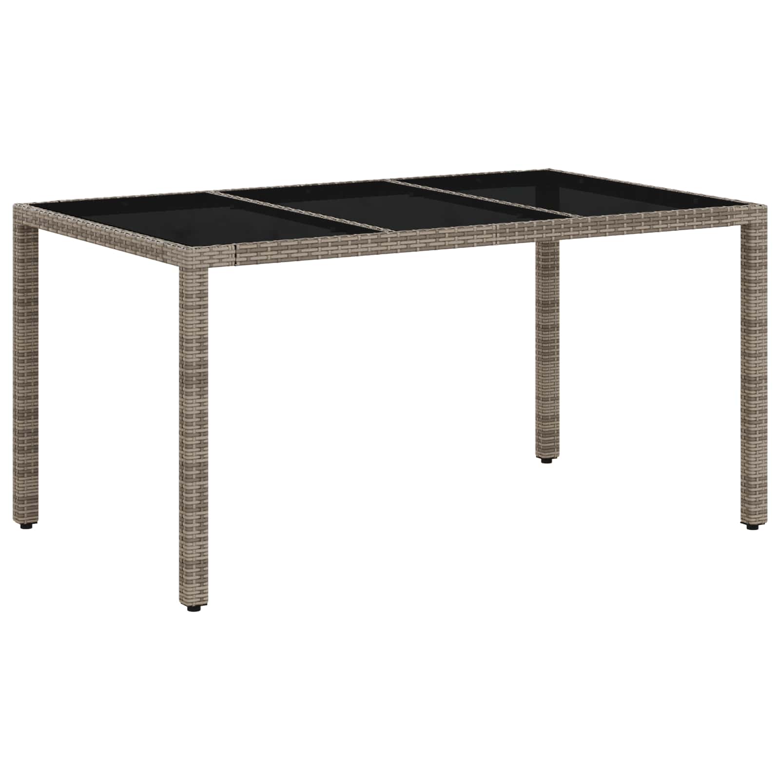 Outdoor Dining Set 5 pcs Light Grey and Dark Grey