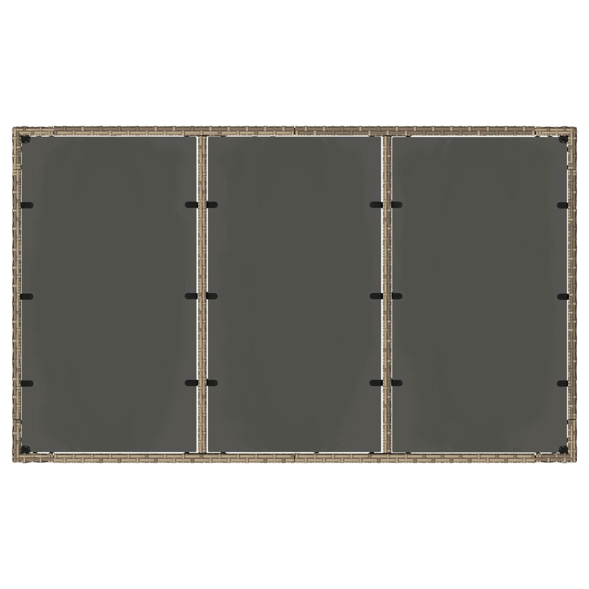 Outdoor Dining Set 5 pcs Light Grey and Dark Grey
