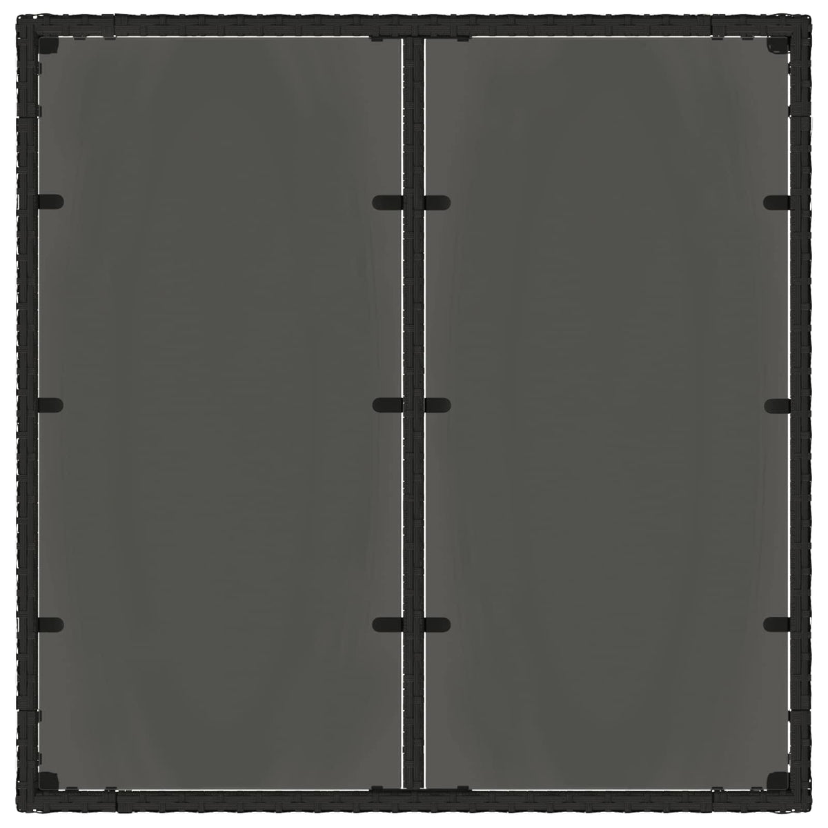 Outdoor Dining Set 5 pcs Light Grey and Dark Grey