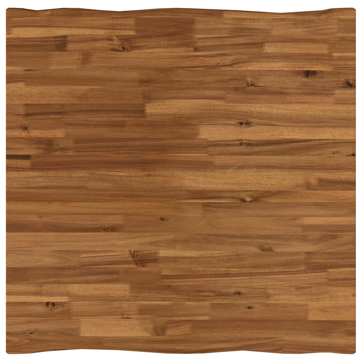 60 x 55 x 75 cm Solid Acacia Wood Natural and Black Rectangular