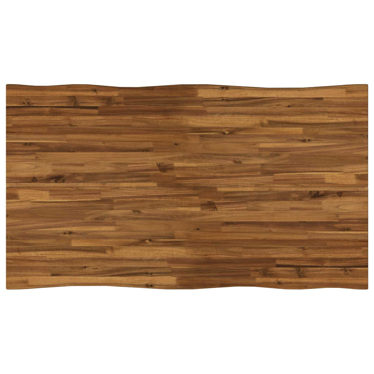 140 x 80 x 75 cm Solid Acacia Wood Natural and Black