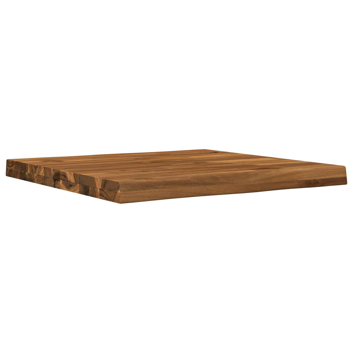 Rectangular Table Top 60 x 60 x 3.5 cm Square Solid Acacia Wood