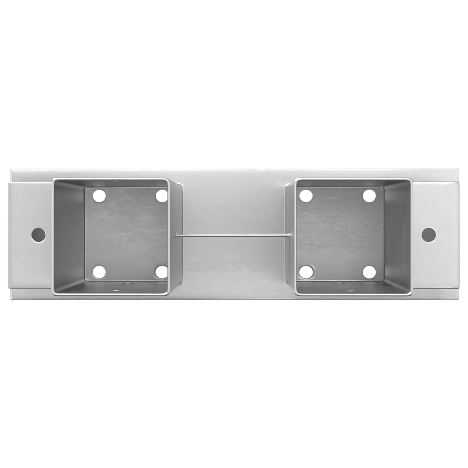 Firewood Stack Aid 12 pcs Silver 34 x 10 x 15 cm Steel