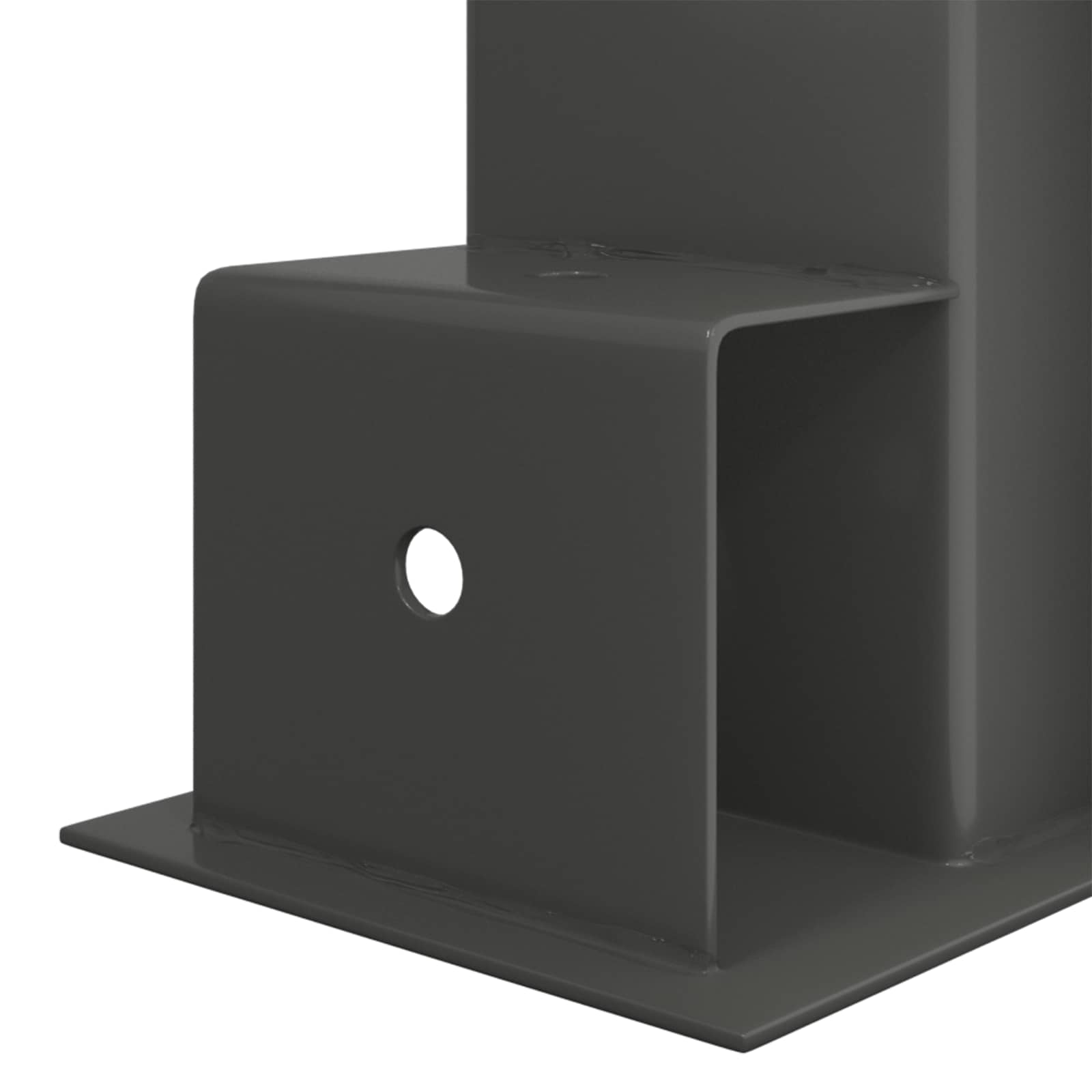 Firewood Stack Aid 4 pcs Anthracite 34 x 10 x 15 cm Steel