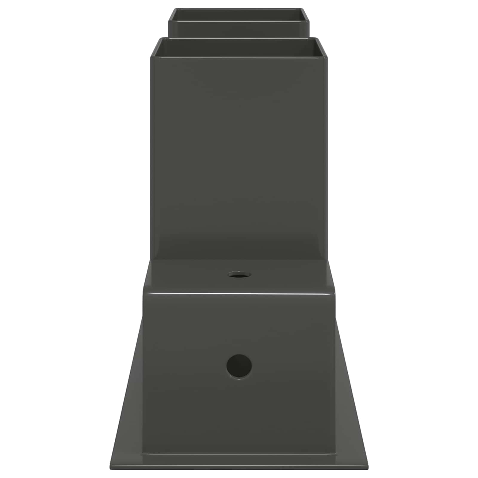 Firewood Stack Aid 4 pcs Anthracite 34 x 10 x 15 cm Steel
