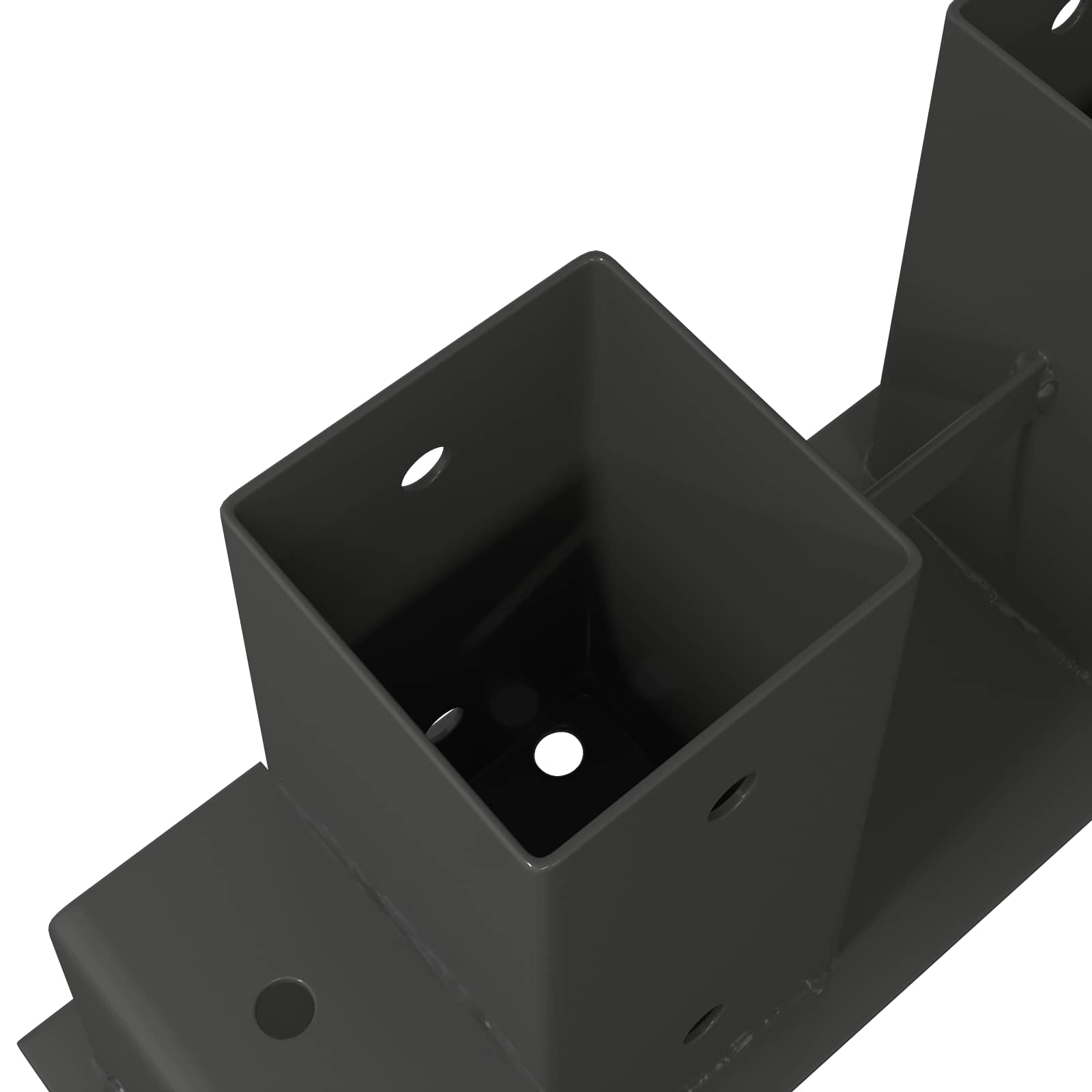 Firewood Stack Aid 12 pcs Anthracite 34 x 10 x 15 cm Steel