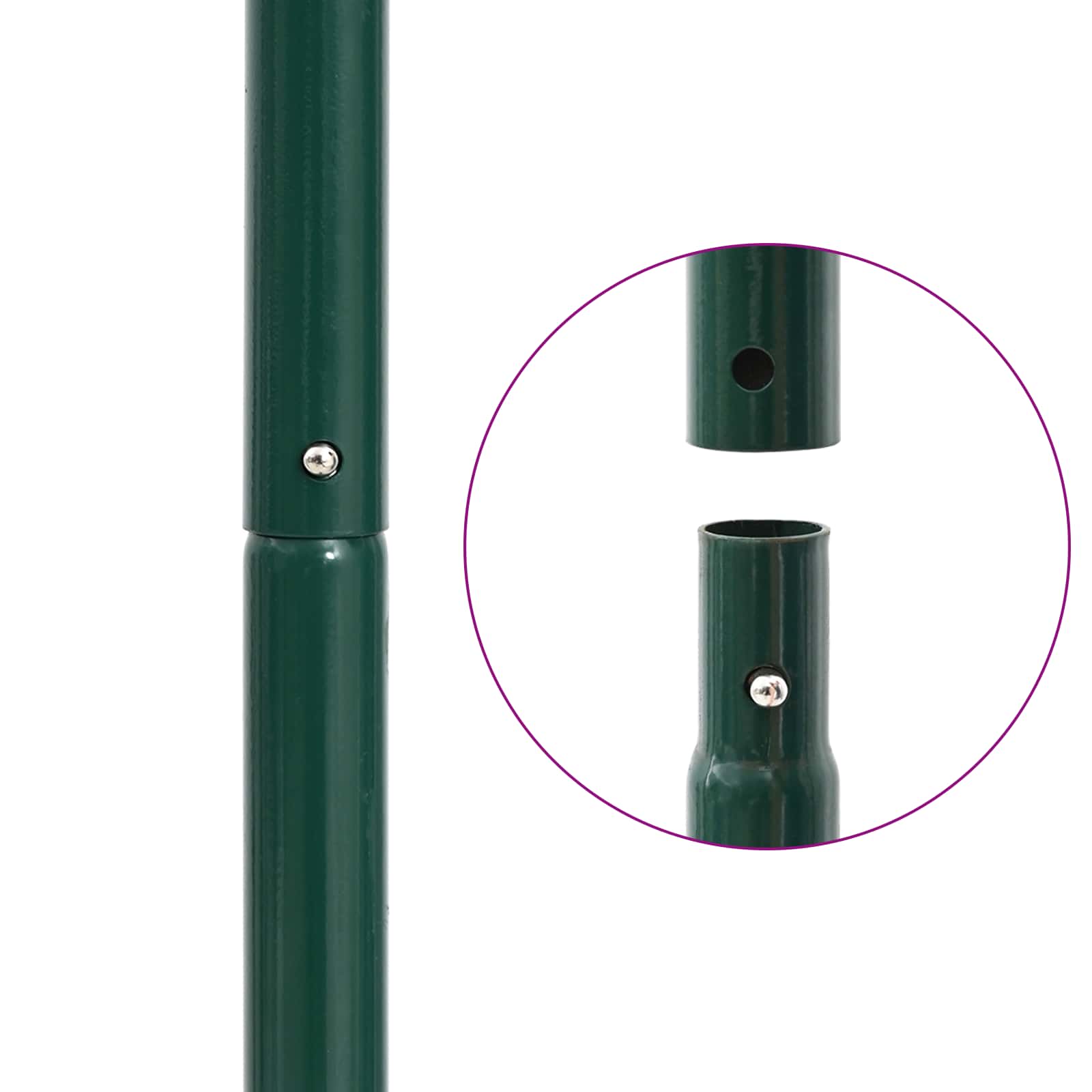Lawn Roller Pull with Aerator Clamps Green 127.5 x 44 cm Steel