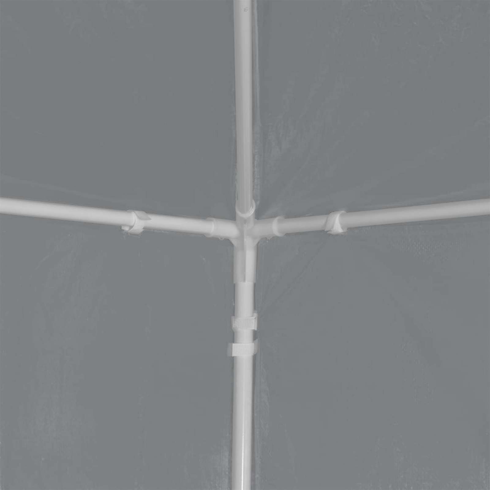 Party Tent 900 x 300 x 255 cm Light Grey PE and Steel