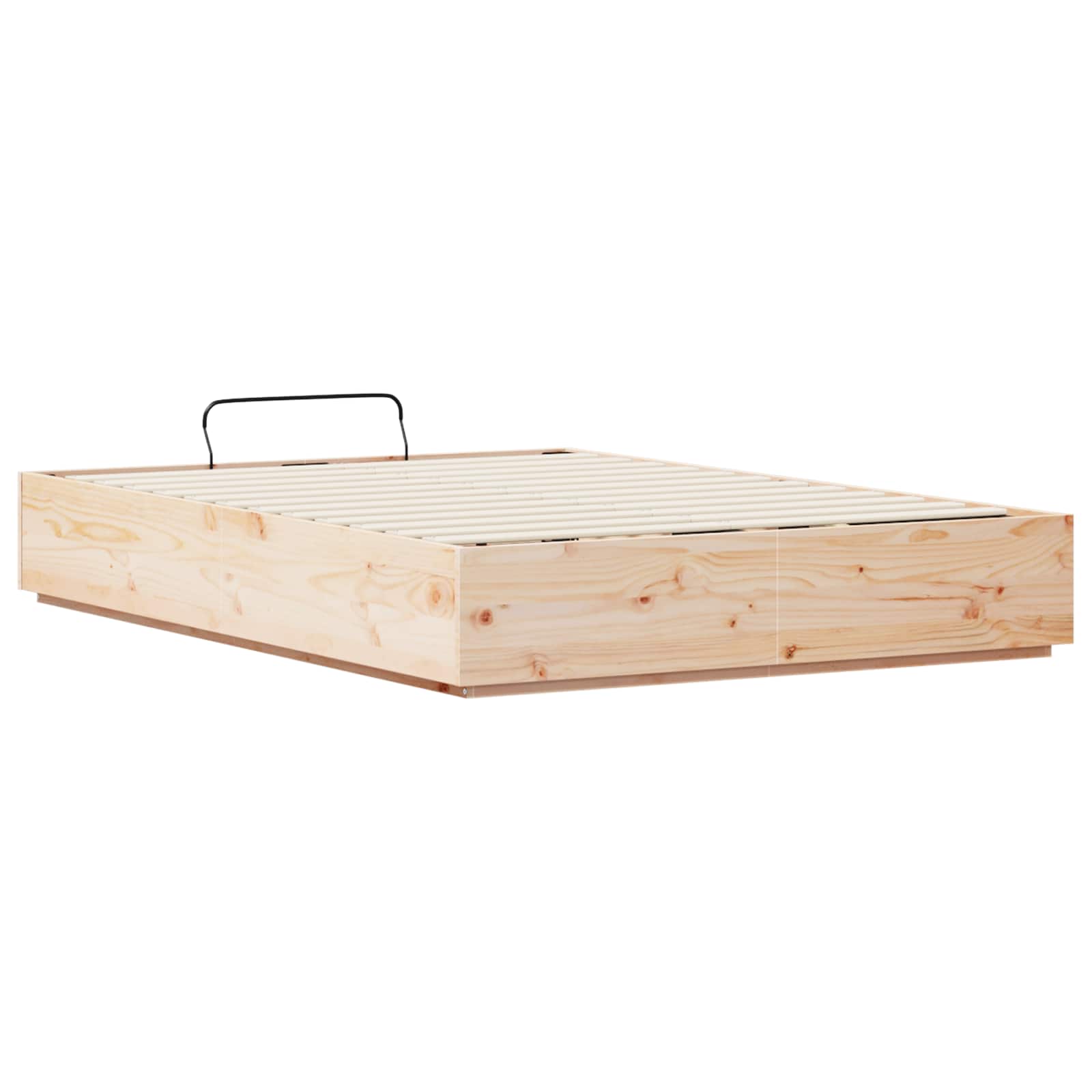 Ottoman Bed Frame Natural 150 x 200 cm Solid Pine Wood