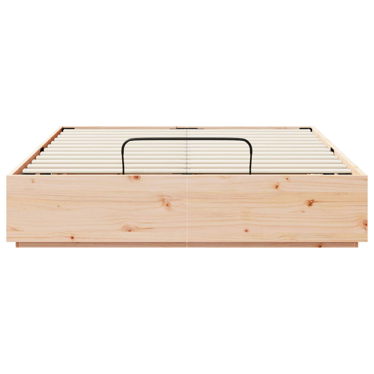Ottoman Bed Frame Natural 150 x 200 cm Solid Pine Wood