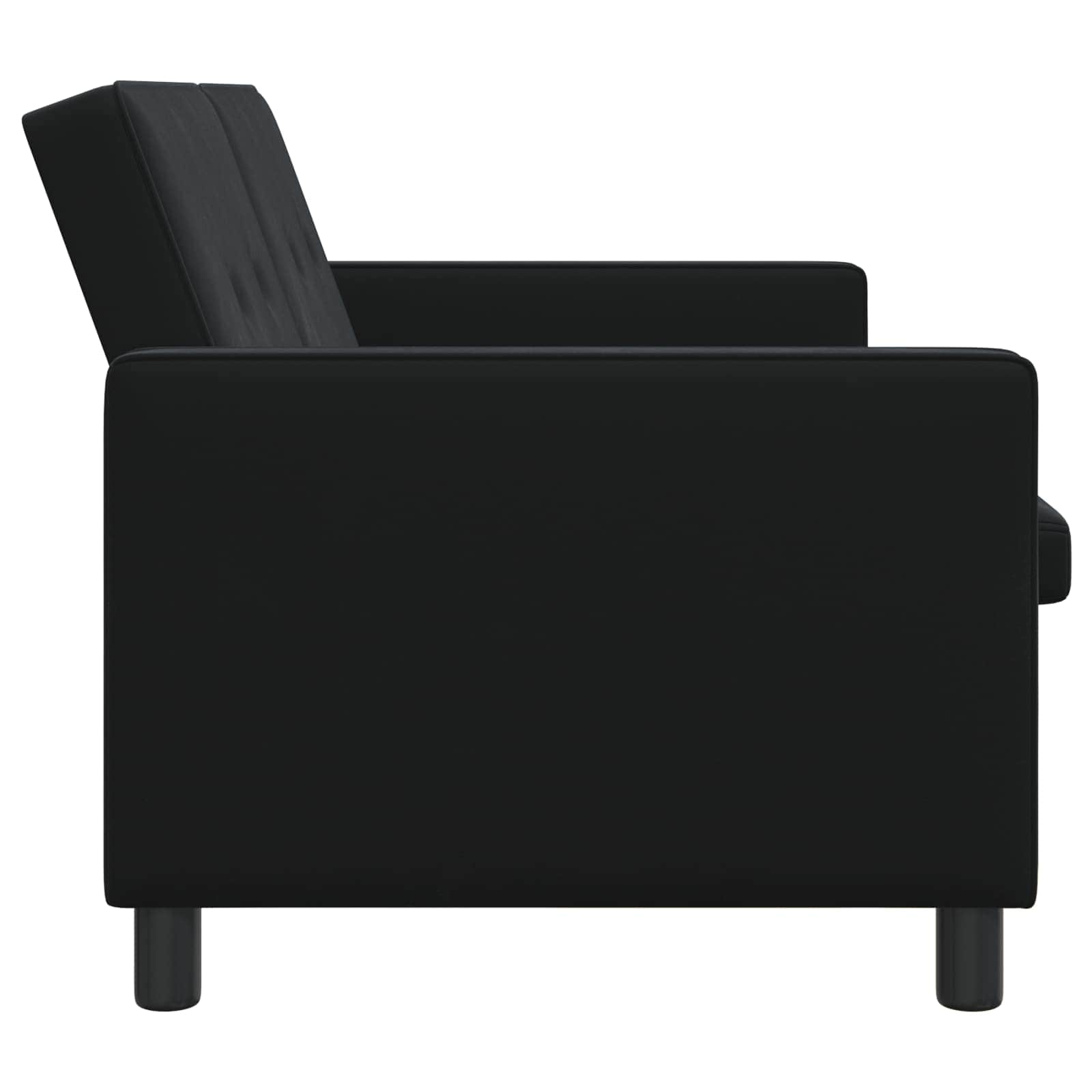 Sofa Bed Black Fabric
