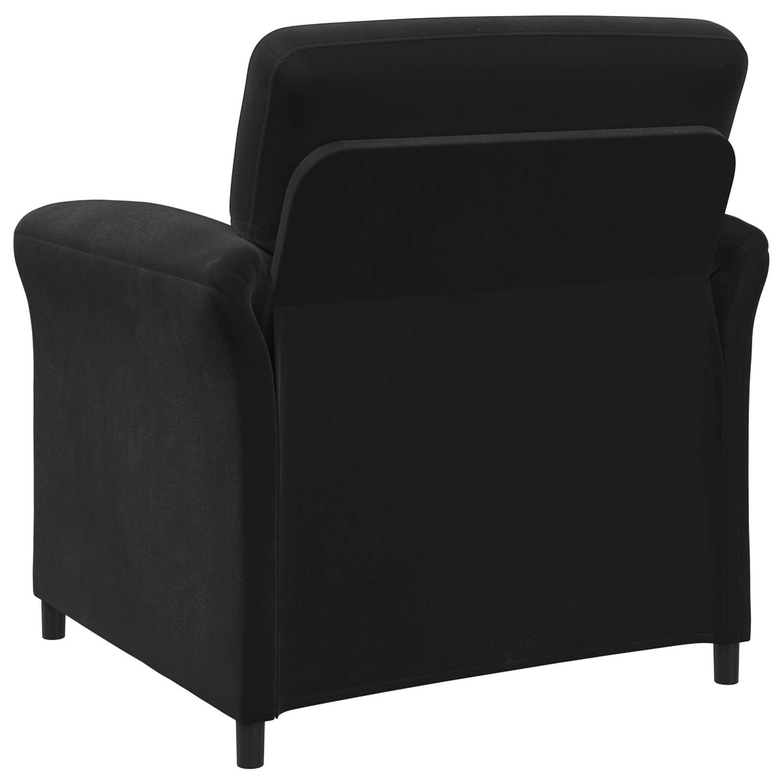 Sofa Set 2 pcs Black Velvet