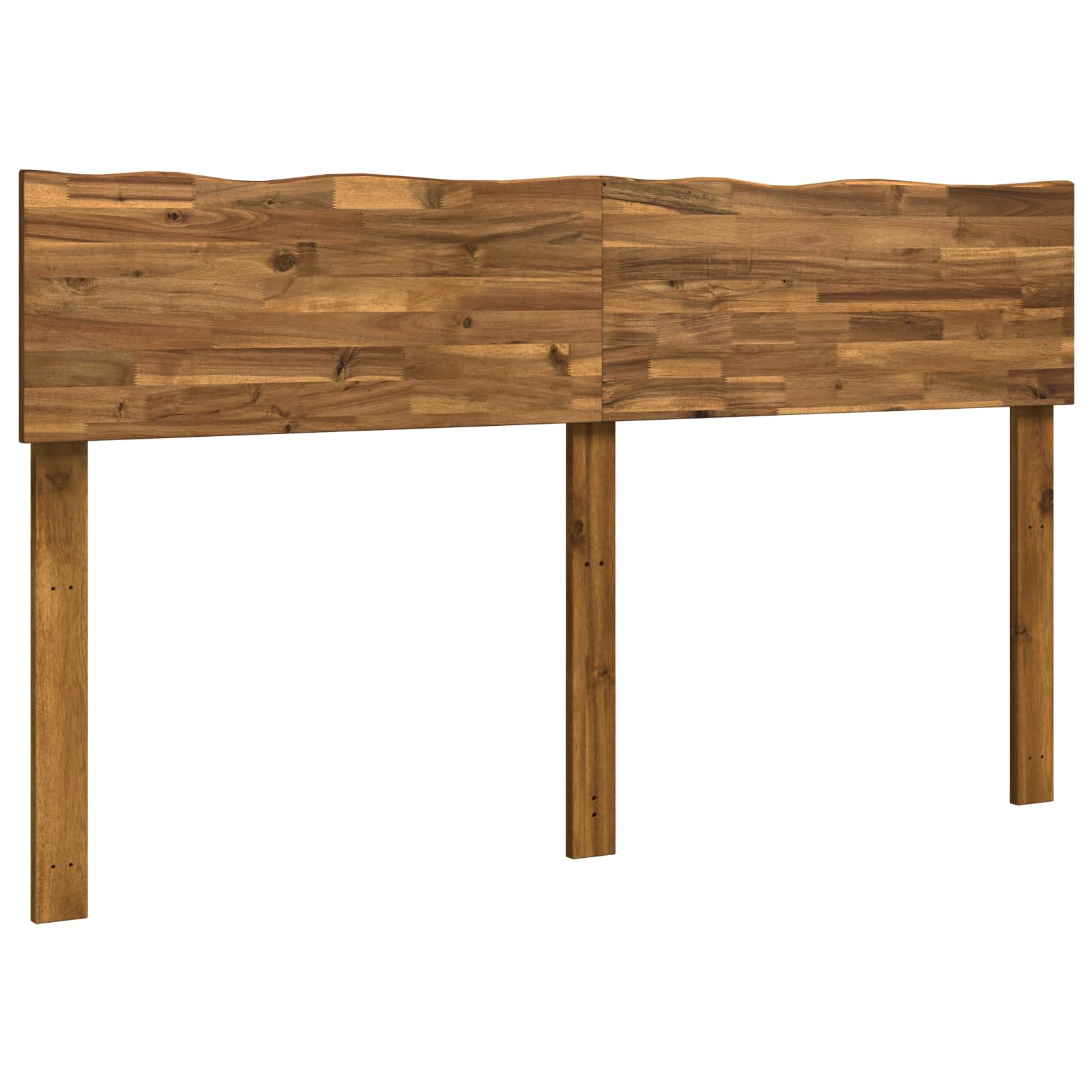 Live Edge Headboard ROSTOCK Natural 150 cm Solid Acacia Wood