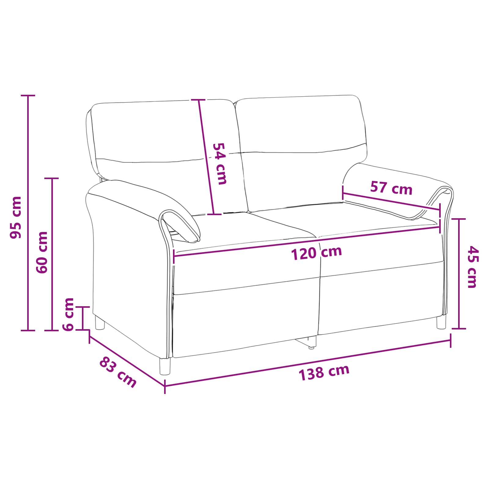 Sofa 100% polyester metal frame MDF, Plywood