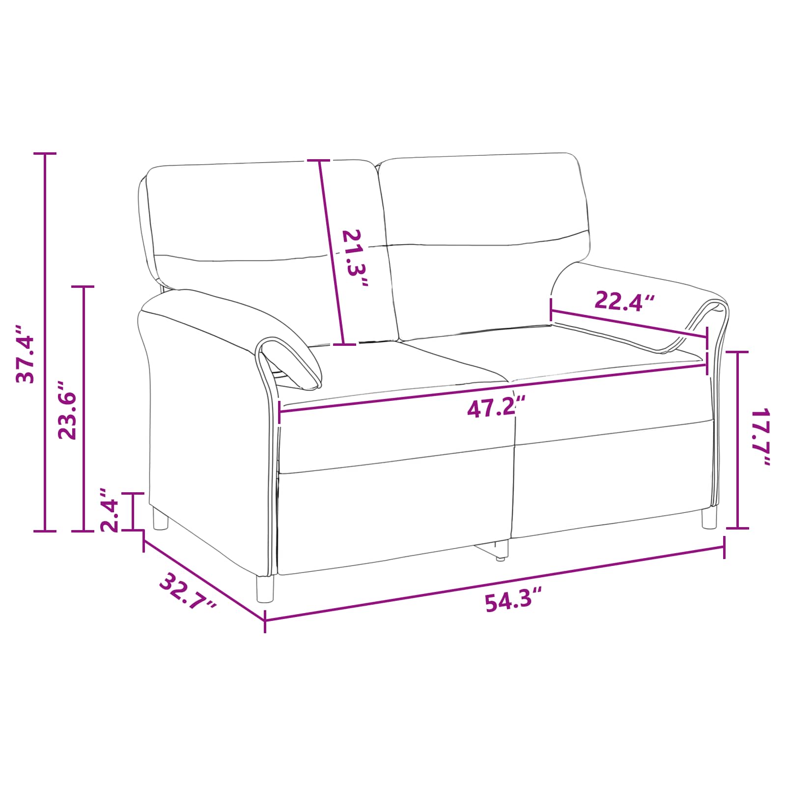 Sofa 100% polyester metal frame MDF, Plywood