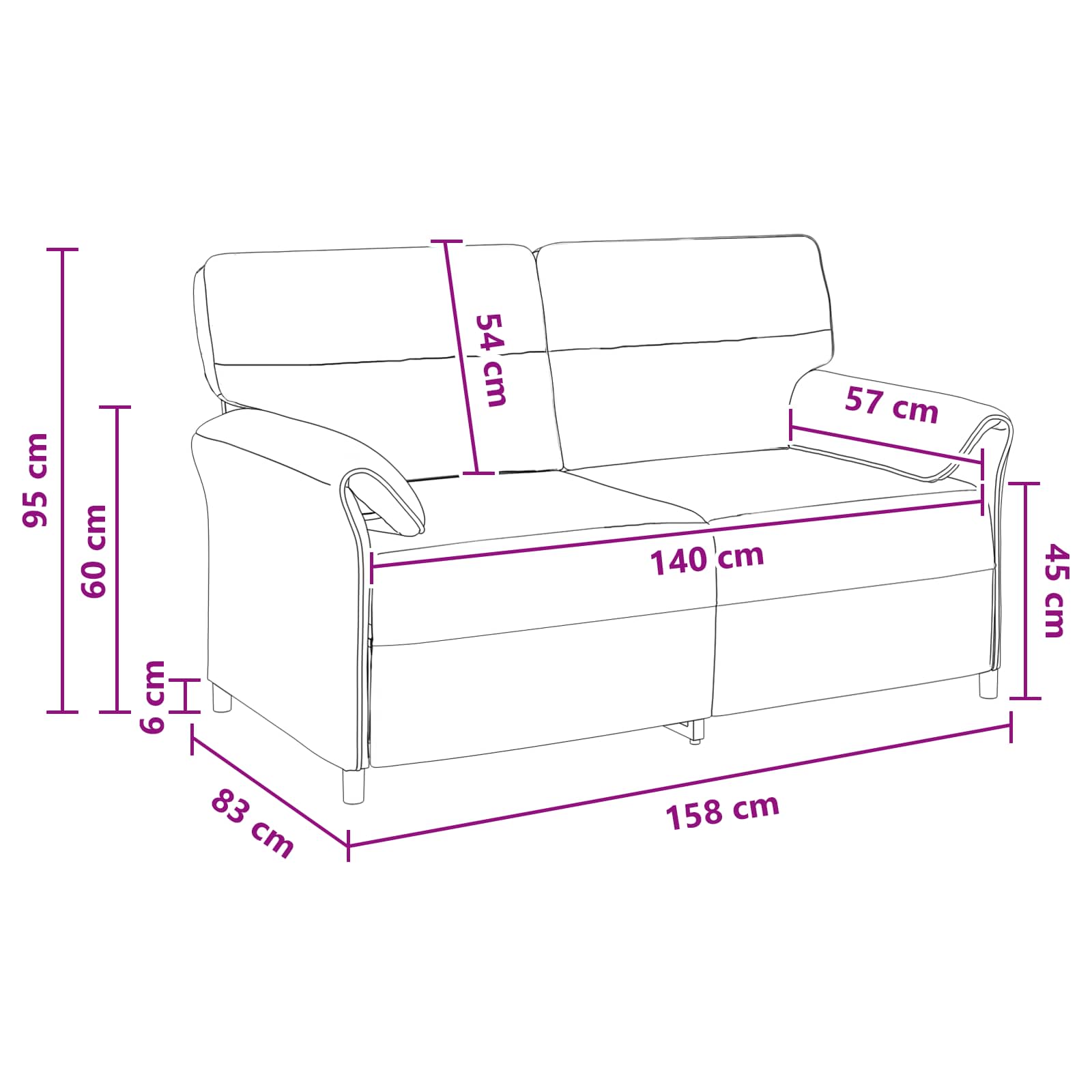 Sofa 100% polyester metal frame MDF, Plywood