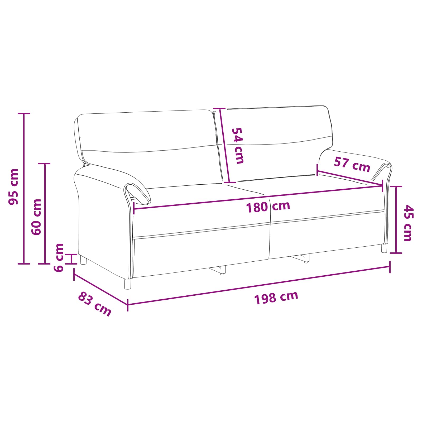 Sofa 100% polyester metal frame MDF, Plywood