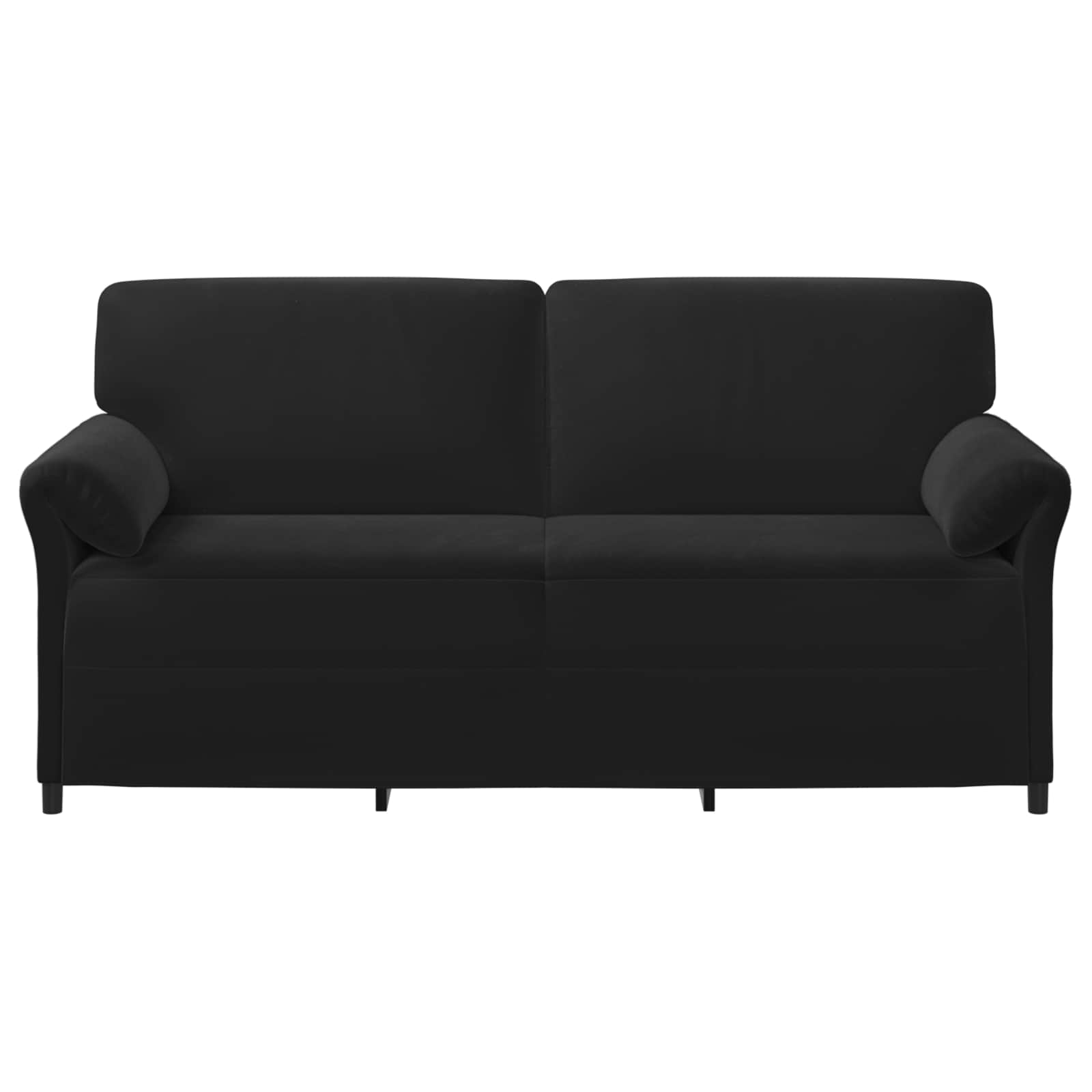 3-Seater Sofa Black 198 x 83 x 95 cm Velvet