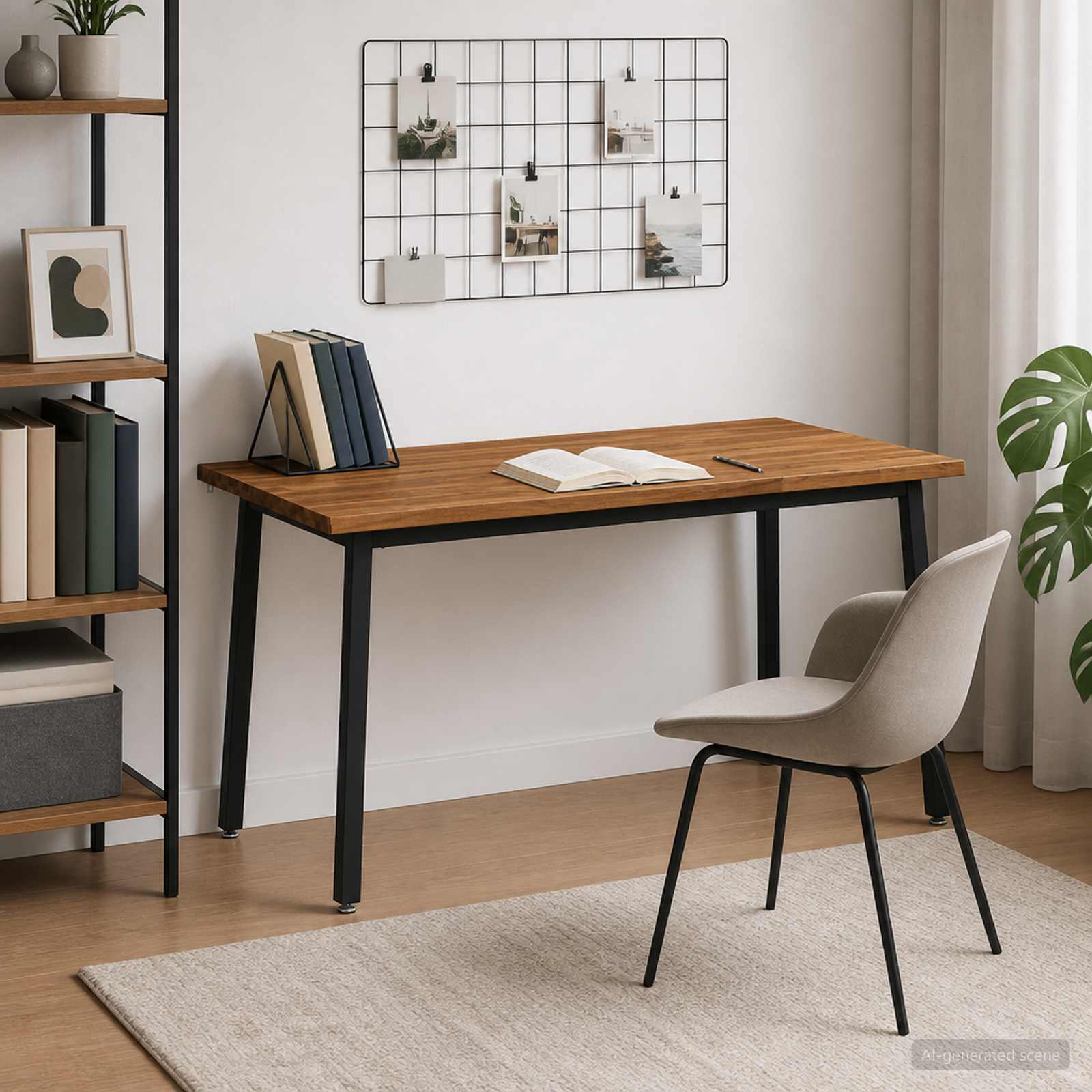 live edge dining table 160 x 70 x 75 cm Solid Acacia Wood