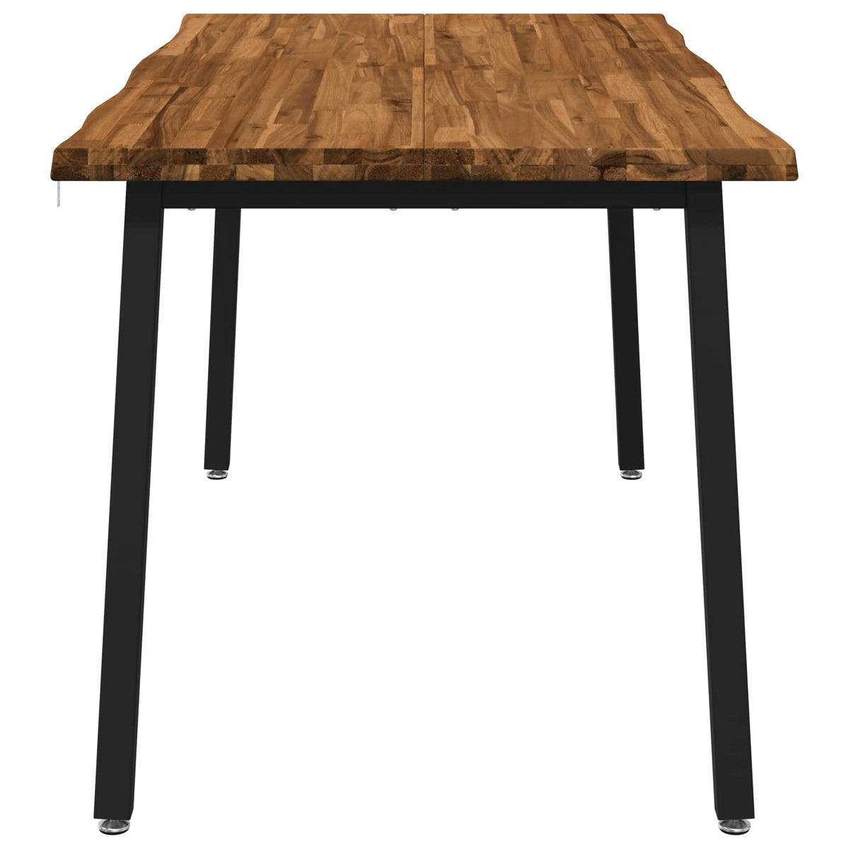 live edge dining table 160 x 80 x 75 cm Solid Acacia Wood
