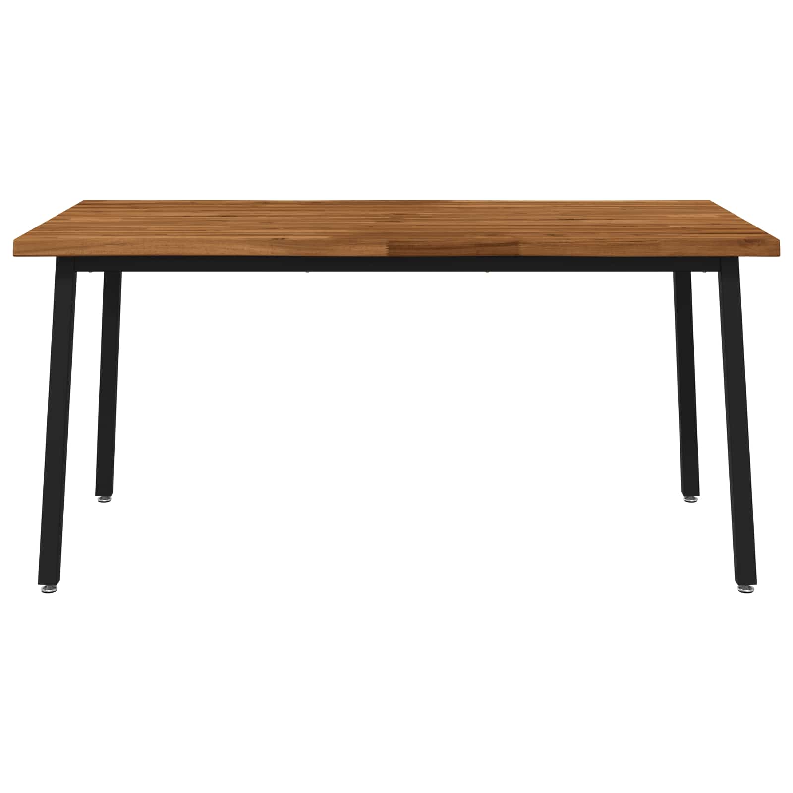 live edge dining table 140 x 90 x 75 cm Solid Acacia Wood